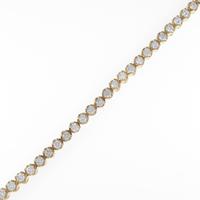 K18YG ダイヤモンドブレスレット