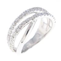 K18WG ダイヤモンドリング