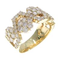 K18YG ダイヤモンドリング