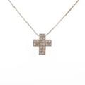 K18PG クロス ダイヤモンドネックレス
