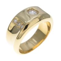 K18YG ダイヤモンドリング