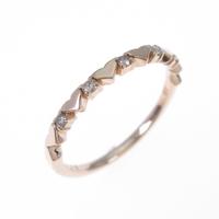 サマンサティアラ ハート ピンキーリング