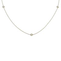 750YG キュービックネックレス