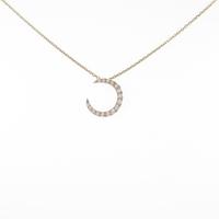 スタージュエリー ムーン ダイヤモンドネックレス