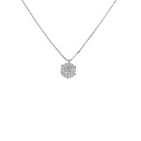 【新品】プラチナダイヤモンドネックレス 0．402ct・F・SI2・GOOD