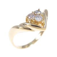 K18YG ダイヤモンドリング