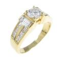 K18YG ダイヤモンドリング 0．364ct・E・SI2・GOOD