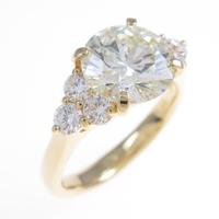 【リメイク】K18YG ダイヤモンドリング 2．173ct・VLY・SI2・VG