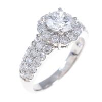 プラチナダイヤモンドリング 0．762ct・F・SI2・GOOD