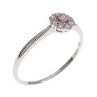 PT／K18PG フラワー ダイヤモンドリング