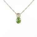 K18YG ペリドットネックレス