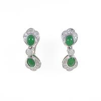 PT／K14WG ヒスイイヤリング