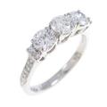 【リメイク】プラチナダイヤモンドリング 0．808ct・F・VS1?2・GOOD