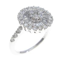 K18WG ダイヤモンドリング