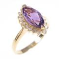 K18YG アメジストリング