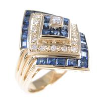 K18YG サファイヤリング