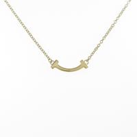 ティファニー Tスマイル ミニ ネックレス