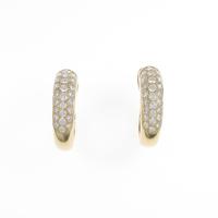 カルティエ ダイヤモンドピアス