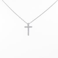 スタージュエリー クロス ダイヤモンドネックレス