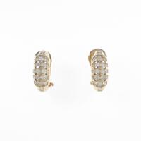 K18YG ダイヤモンドイヤリング