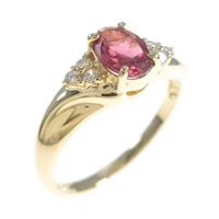 K18YG トルマリンリング