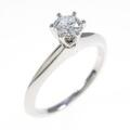 ティファニー クラシックソリティア リング 0．27ct・FVVS2・3EXT