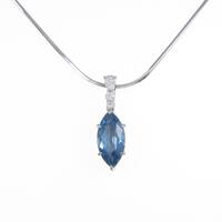 PT アクアマリンネックレス