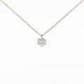 【リメイク】K18YG ダイヤモンドネックレス 0．664ct・L・I1・GOOD