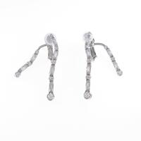 K18WG ダイヤモンドイヤリング