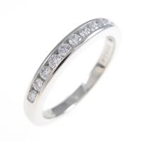 ティファニー ハーフサークル チャネルセッティング リング