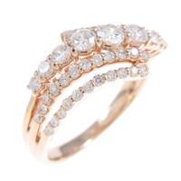 K18PG ダイヤモンドリング