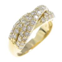 K18YG ダイヤモンドリング