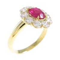 K18YG ルビーリング