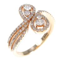 18KPG ダイヤモンドリング