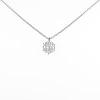 【リメイク】プラチナダイヤモンドネックレス 1．030ct・F・SI2・VG