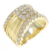 K18YG ダイヤモンドリング