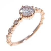 【リメイク】K18PG ダイヤモンドリング 0．312ct・VLOP・SI2