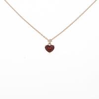 ヴァンドーム ハート ガーネットネックレス