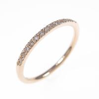 4゜C ダイヤモンド ピンキーリング