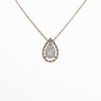 K18PG ダイヤモンドネックレス