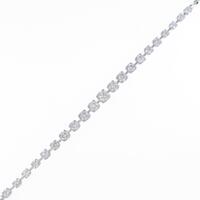 K18WG ダイヤモンドブレスレット