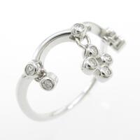 K18WG ダイヤモンドリング