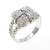 K18WG ダイヤモンドリング