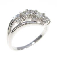 K18WG ダイヤモンドリング