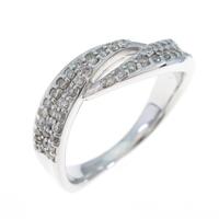 K18WG ダイヤモンドリング