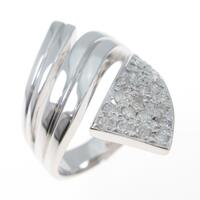 K18WG ダイヤモンドリング