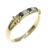 K18YG サファイヤリング