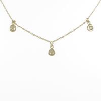 K18YG ダイヤモンドネックレス