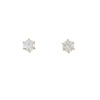 K18YG ダイヤモンドピアス 0．262ct・0．272ct・E・SI2・VG?GOOD