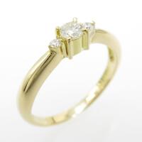 K18YG ダイヤモンドリング